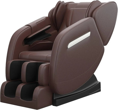 Liegesessel, Ganzkörper-Airbag-Massage, One-Touch-Schwerelosigkeit, Fußroller und Bluetooth, für Zuhause