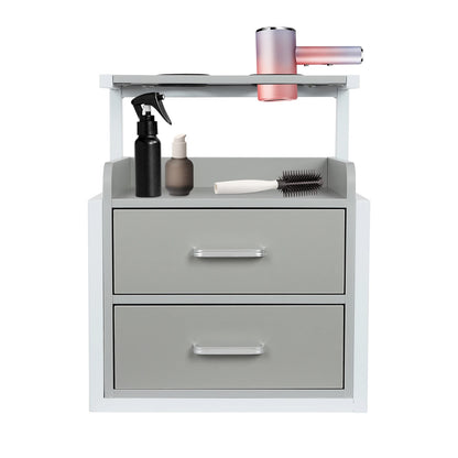 Multifunktionale Salonwagen Wandmontierter Friseurschrank Friseursalon Spezial Dauerwellen-Färbemittel-Ablageregal Möbel