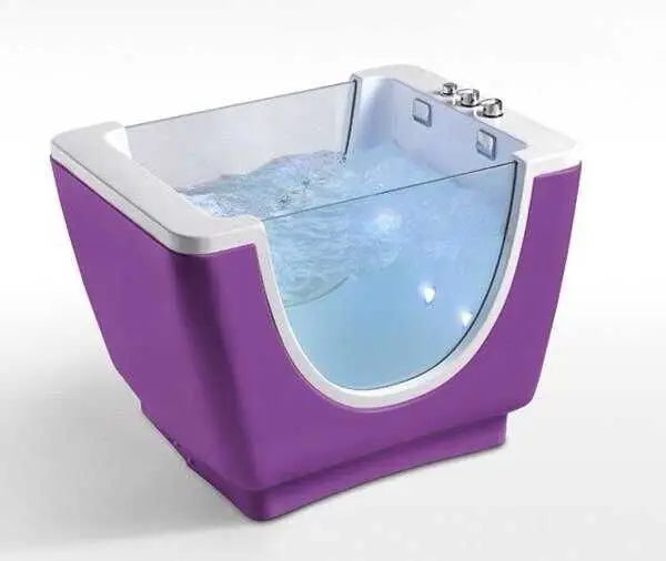 Colour Acrylic air Bubble  whirlpool Baby Bathtub Massage Children Bath