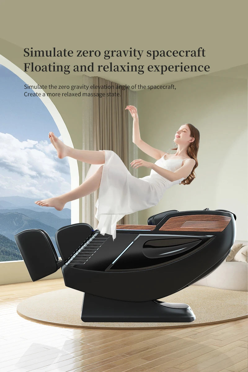 3-year warranty massaye chair 4d zero gravity Thai stretching kneading heating Bluetooth Speaker Airbags SL track massage sofa