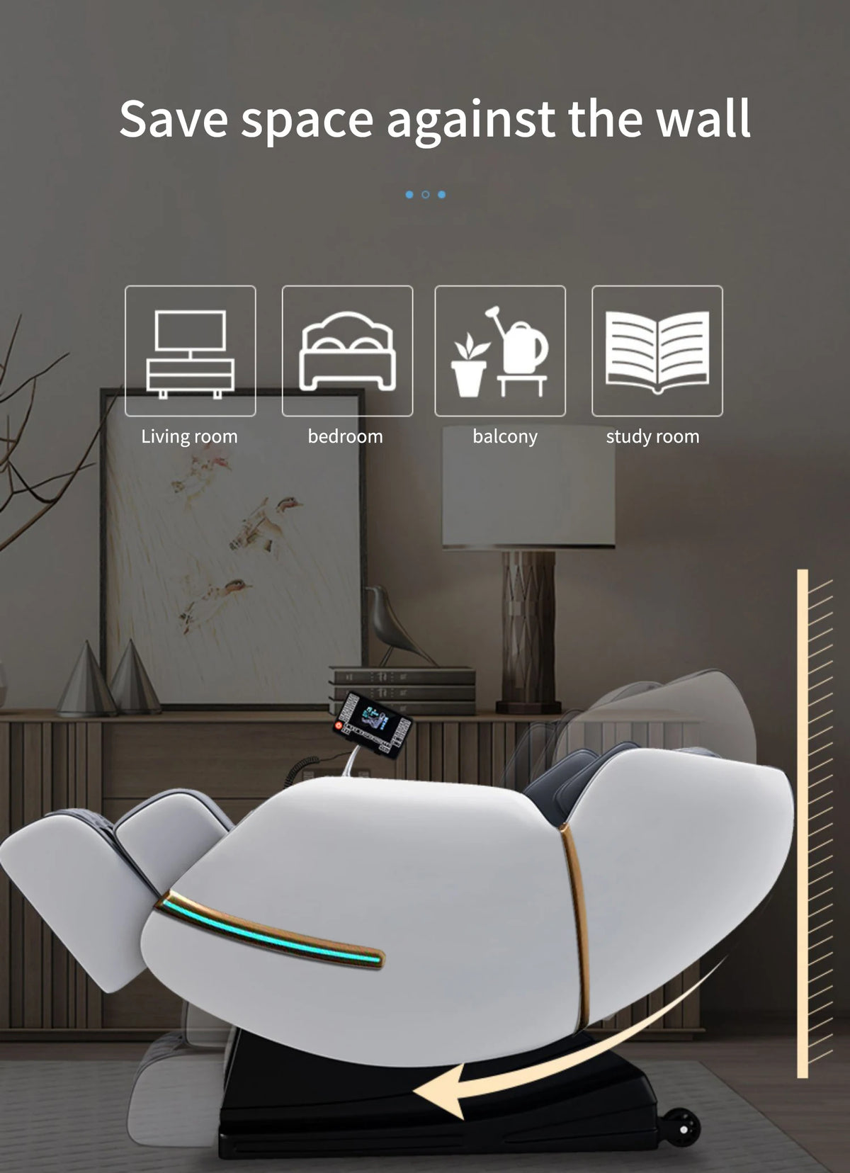 Shiatsu Stretch Full Body Massage Armchair 4d Massage Chair