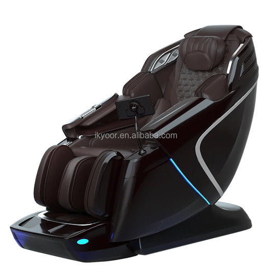 OEM Ganzkörper-4D-SL-Track-Massagesessel mit Schwerelosigkeitsfunktion, 13 Programmen, Heizung und kabellosem Laden