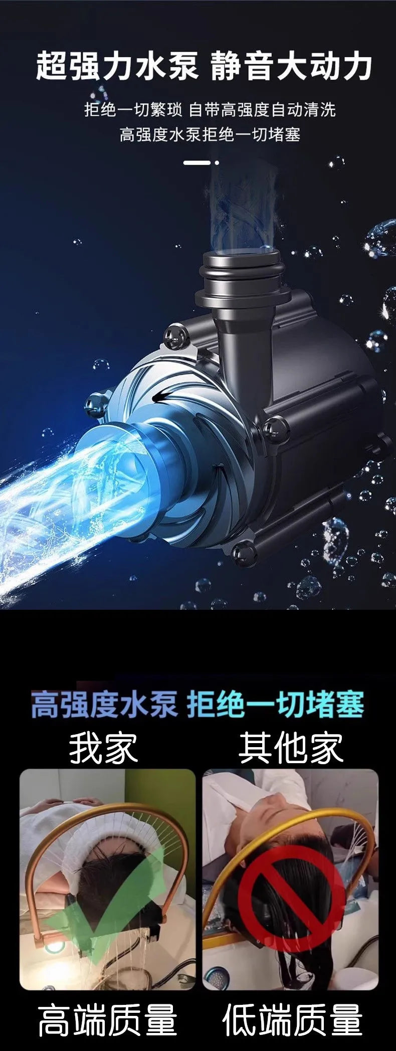 CZ  Electric Adjustable Foot Spa Beauty Shampoo Bed Massage Foot Soak Automatic Up and Down Foot Bath Health Salon