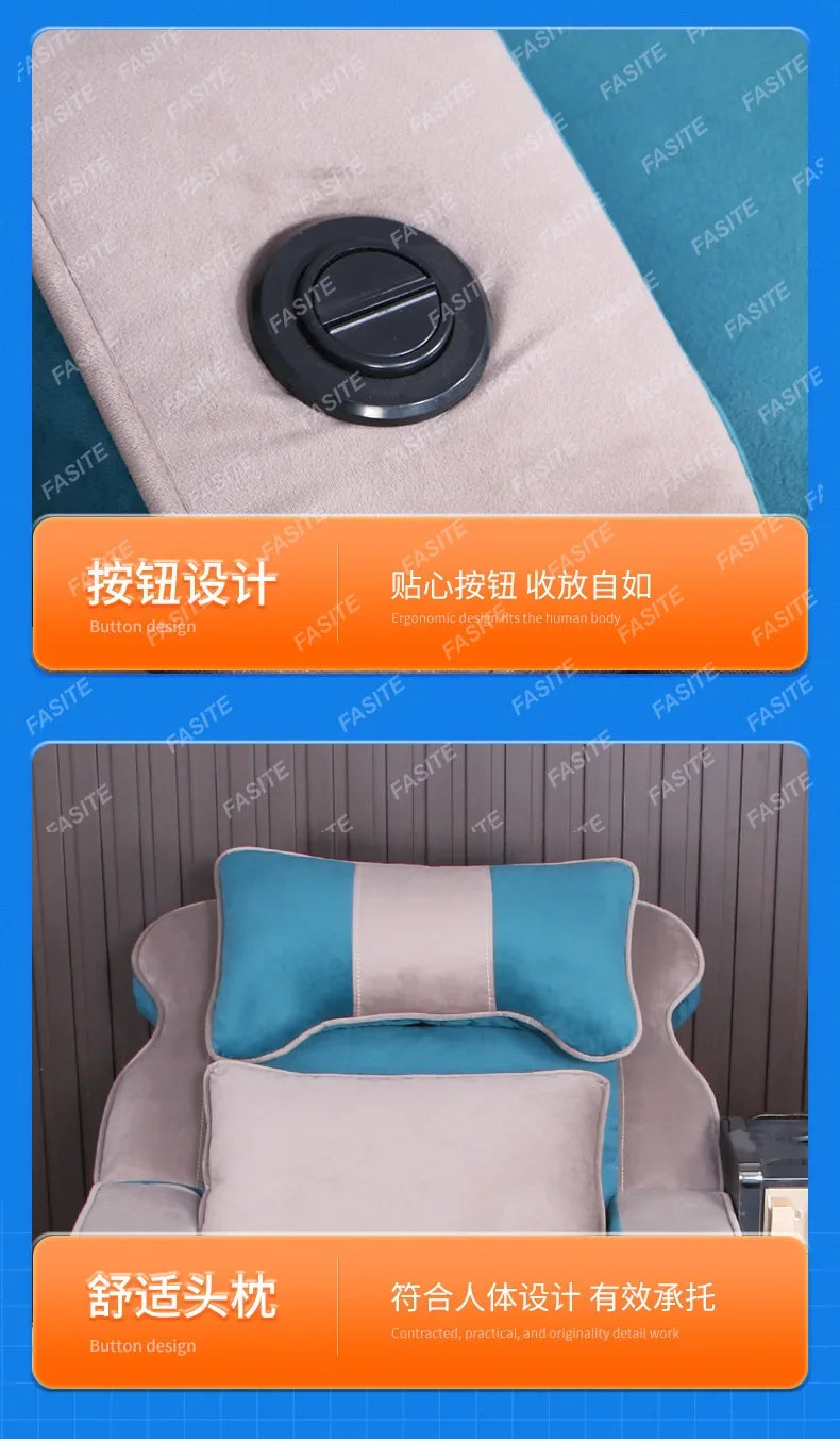 Fuß-Spa Tragbarer elektrischer Relaxsessel Sofa Stuhl Nagel Pediküre Silla Maniküre Salonmöbel