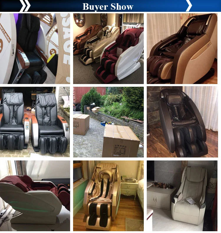 Japanese Luxury Electric 4D Zero Gravity Full Body Airbags Massage Chair With Low Price
