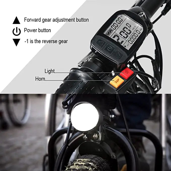Elesmart Kit de conversion de tracteur de moto électrique 12 pouces 36V 250/350/500W fixation de fauteuil roulant pour aide aux personnes handicapées