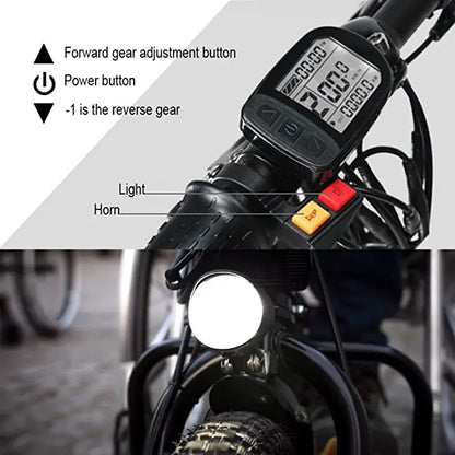 Elesmart Kit de conversion de tracteur de moto électrique 12 pouces 36V 250/350/500W fixation de fauteuil roulant pour aide aux personnes handicapées