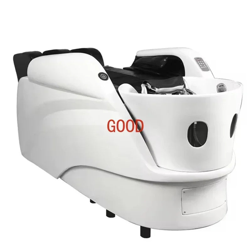 Japanischer Spa-Haarbehandlungsstuhl, Headspa-Bett, Massageliege, Wasser-Profitherapie, Waschbecken, Waschen, Shampoo, Salon XFY-159
