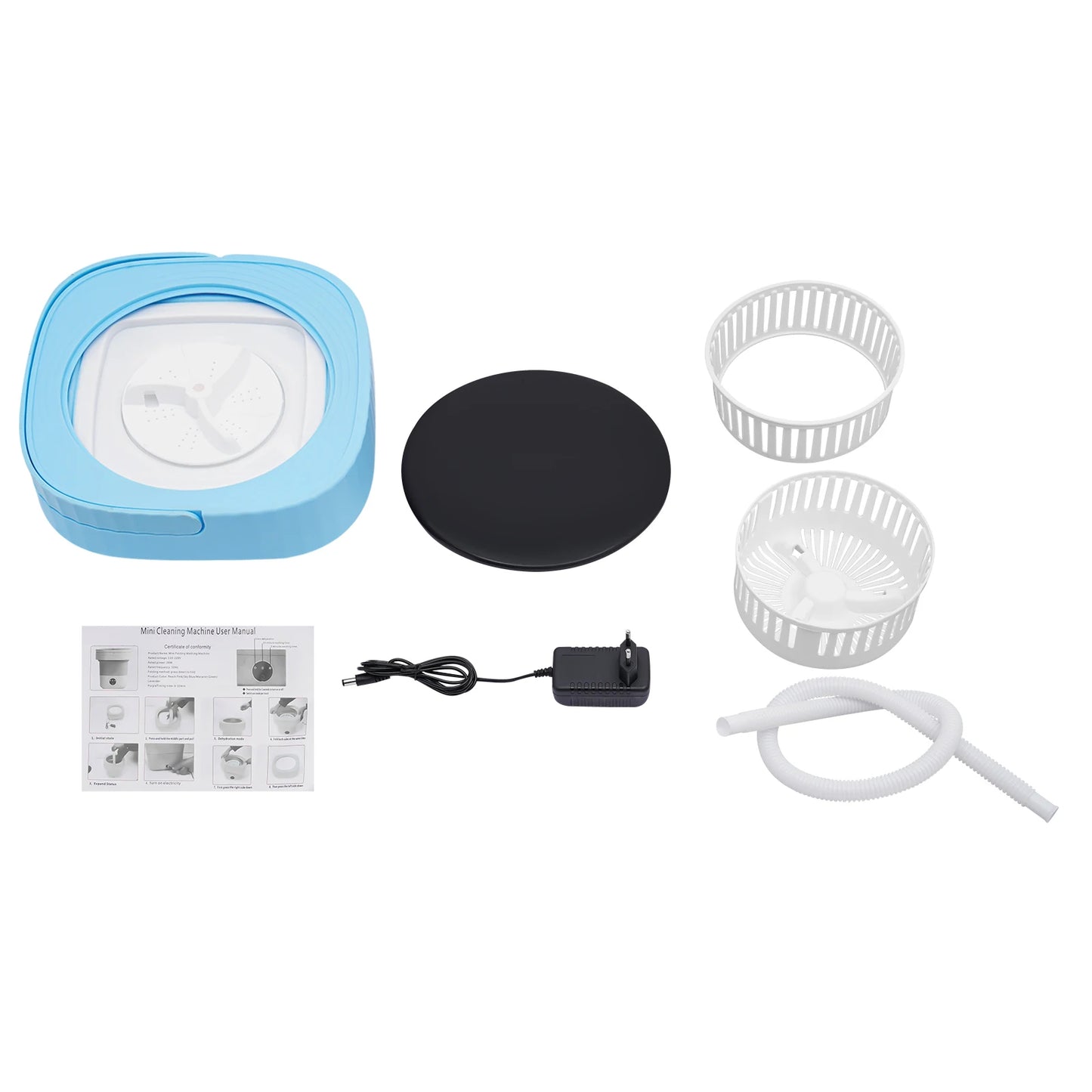 Tragbare Waschmaschine 6L 40W, faltbar, großes Fassungsvermögen, Eimer für Wäschetrockner, für Unterwäsche und Socken