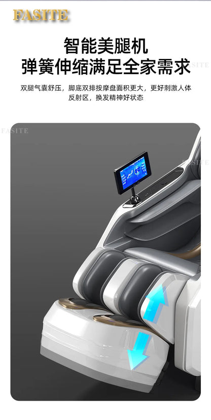 Massagesessel Home Intelligent Multifunktional Ganzkörper Automatisch Elektrisch Schwerelosigkeit Raumkapsel Führungsschiene