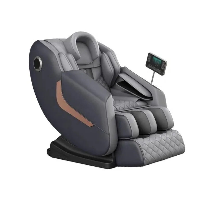 Luxury Portable Massage Chair, Zero Gravity Full Body with Foot Rollers & Music | Electric Relaxation & Entertainment System
