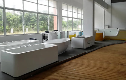 Großhandel freistehende Acryl-Hundepflegebadewanne Haustier-Spa-Whirlpool-Massagebadewanne für Haustiere