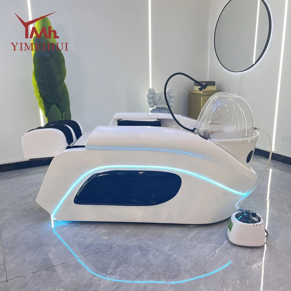 Head Spa Bed Massage Therapy Hair Shampoo Washing Electric Luxury Head Spa Beds