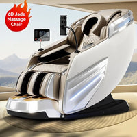 AUX 6D Shiatsu-Massagesessel, Smart-Massagesessel, Ganzkörper-Schwerelosigkeits-Streckmassagesessel, Relax-Massagesessel