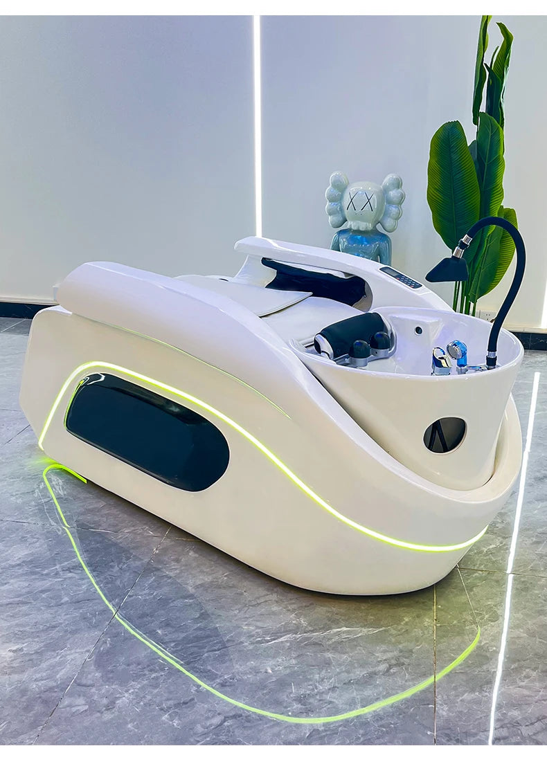 Head Spa Bed Massage Therapy Hair Shampoo Washing Electric Luxury Head Spa Beds