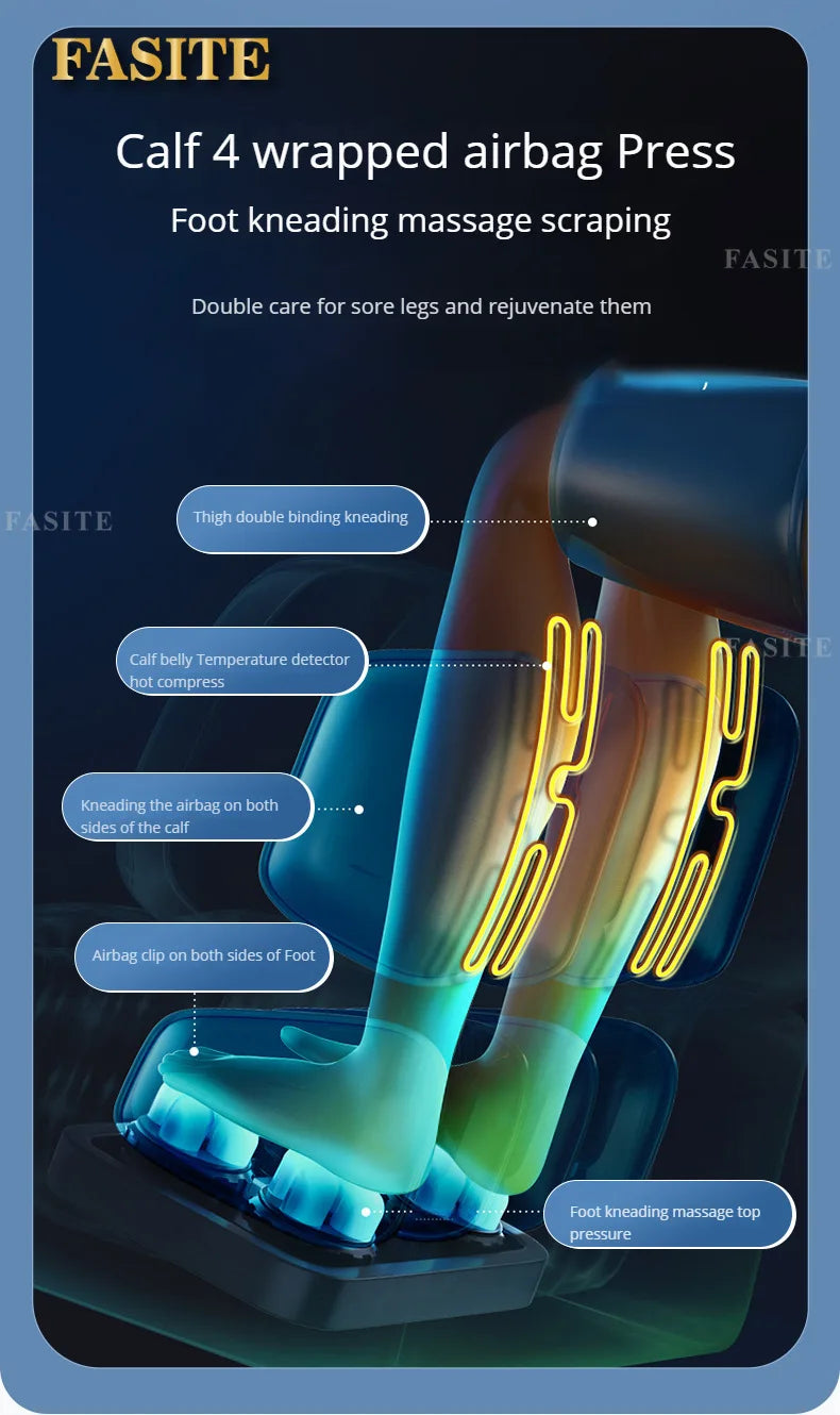 Smarter Massagesessel, Haushaltsklein, automatisch, multifunktional, Raumkapsel, Schwerelosigkeit, Sofa-Massagegerät