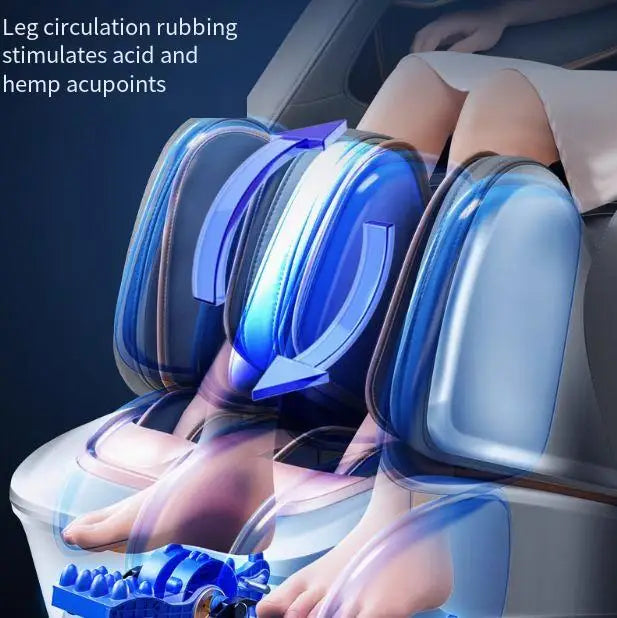 Coin Operated 3D Shiatsu Massage Sofa Chair with PU Leather Material for Body Application