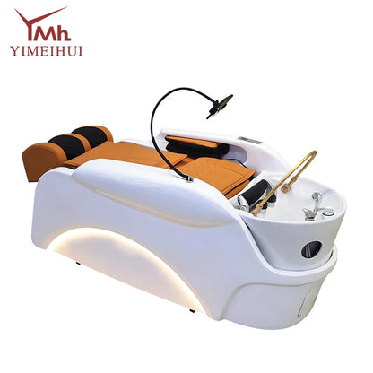 Japanisches Head Spa Salon Equipment Bett Elektrisches Massage-Head-Spa-Therapie-Shampoo-Massagebett