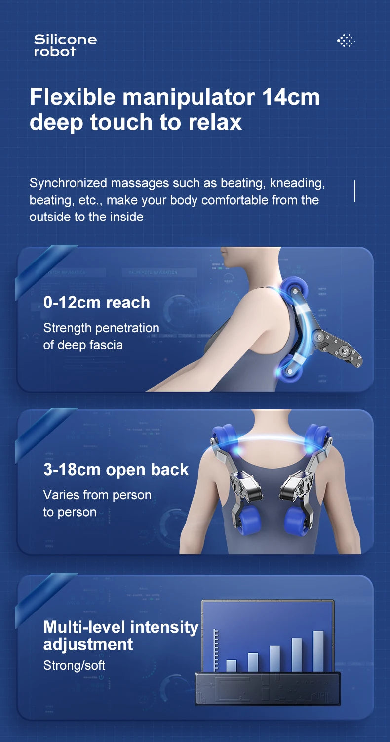 Home Use Automatic Multi-Function Full-Body Space Capsule Zero-Gravity Smart SL Dual-Track Massage Chair - Factory Direct
