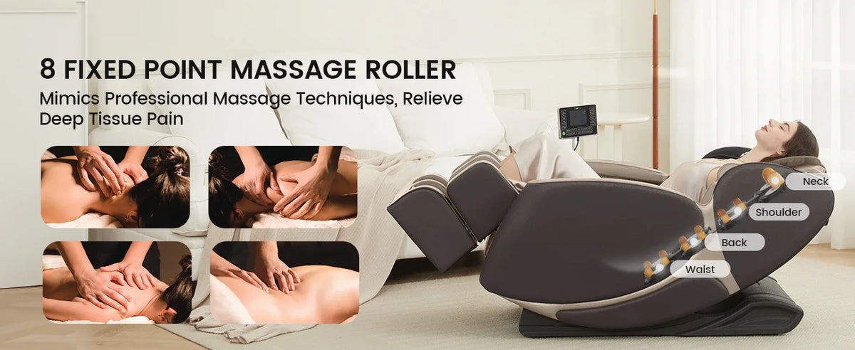 BS06New Design Remote Control Electric Luxury AI Voice Heating Full Body Home Massage Chair with Vibration and Musical Function