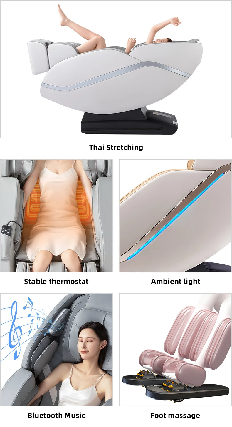 Chaise de Massage offre spéciale chaise de Massage de luxe maison Shiatsu pied Spa siège zéro gravité chaise de Massage