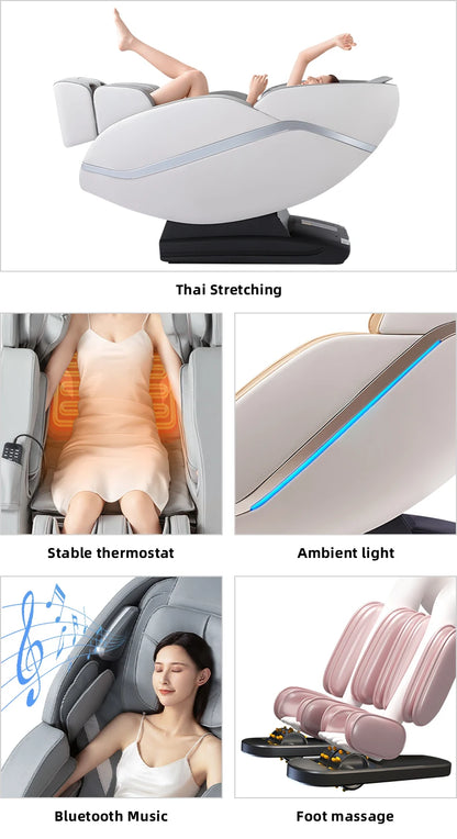 Chaise de Massage offre spéciale chaise de Massage de luxe maison Shiatsu pied Spa siège zéro gravité chaise de Massage