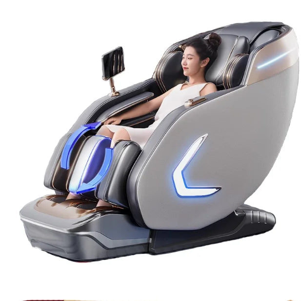 Coin Operated 3D Shiatsu Massage Sofa Chair with PU Leather Material for Body Application