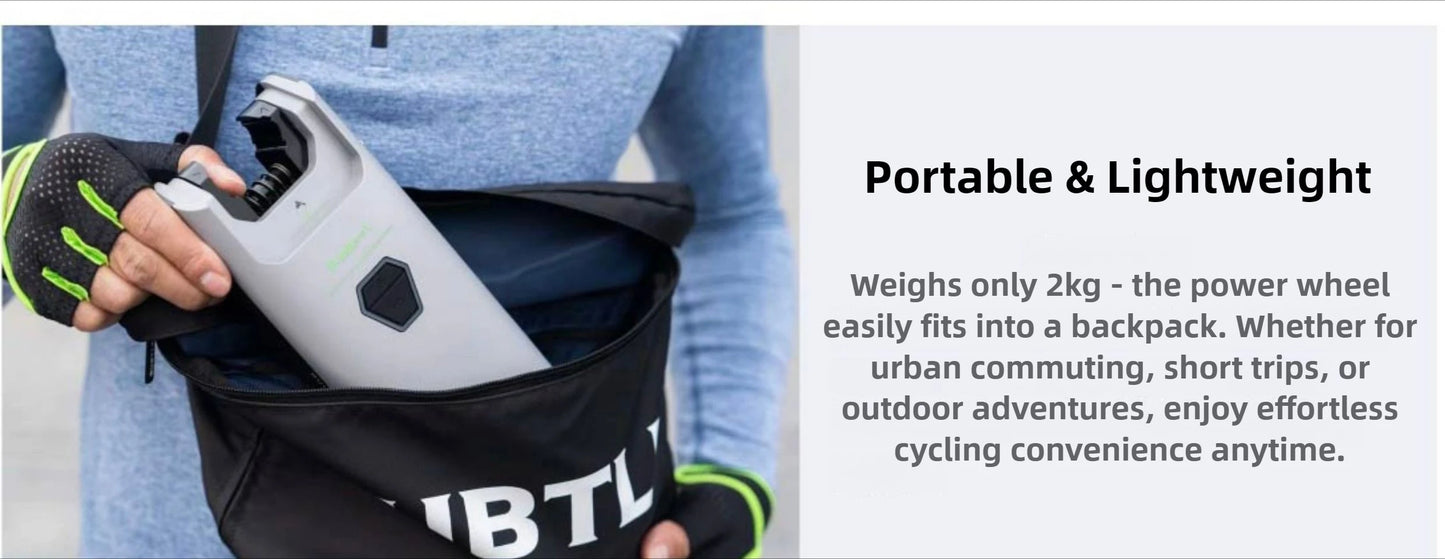 P.Wheel vélo électrique Booster 18V10AH batterie 200w Portable vélo Booster accessoires durables vélo VTT Suite