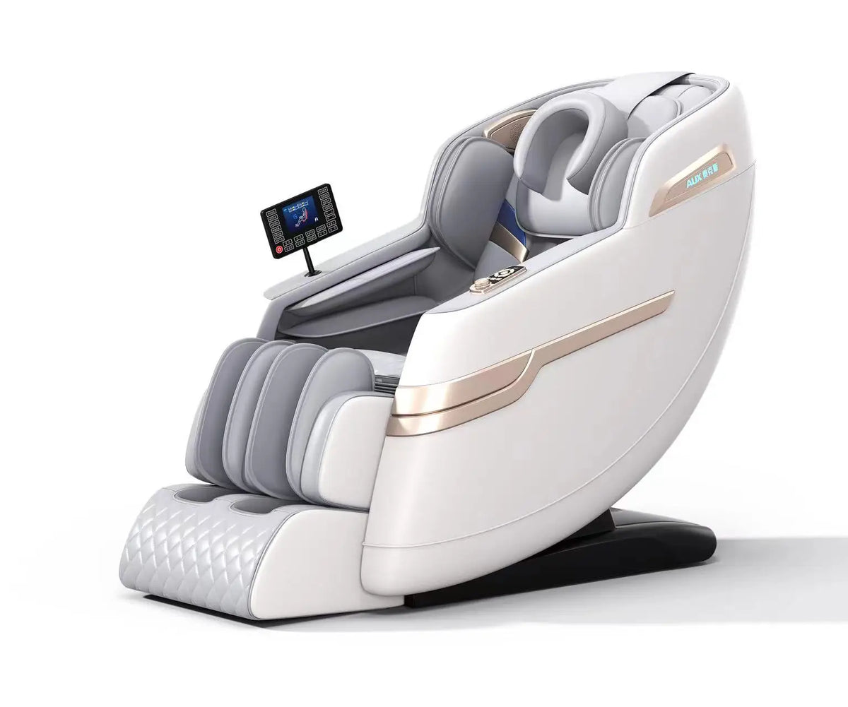 Multifunktionaler 4D 3D Zero-Gravity-Massagesessel Körper Fuß Nacken Bein Shiatsu Luftdruck Körperschonend & Komfortabel