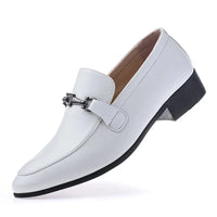 Herren Businessschuhe aus weißem Leder – Oxford Hochzeitsschuhe & formelle Schuhe 2025
