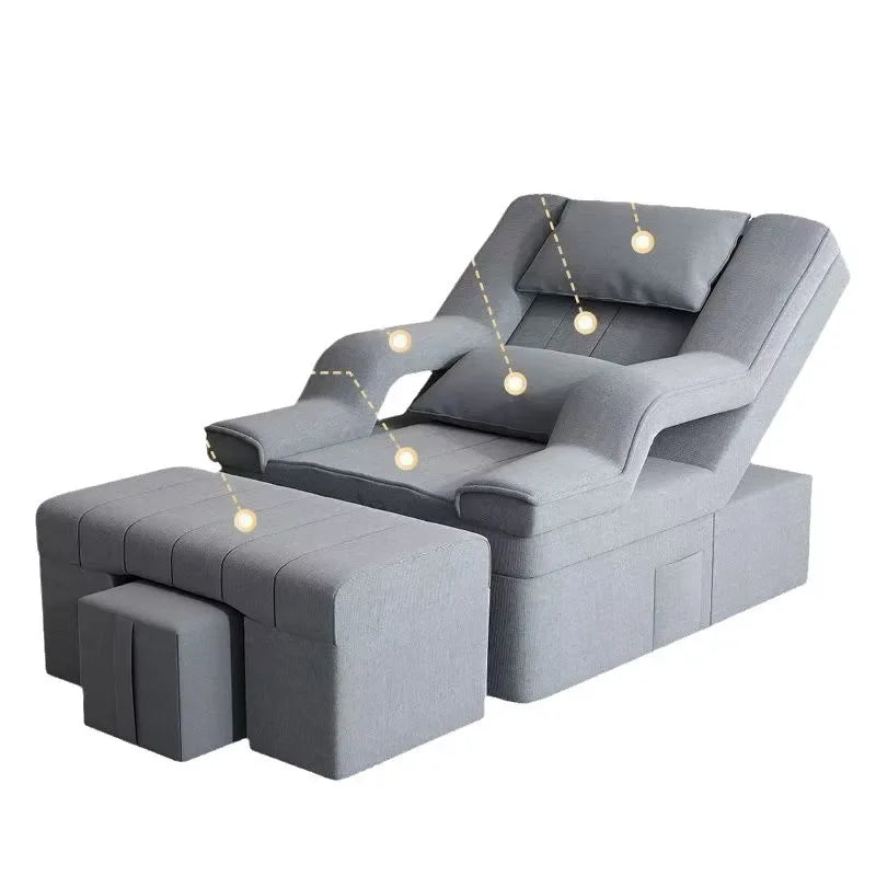 Foot massage sofa, electric massage bed, manicure and eyelash sofa, recliner to wash feet, pedicure ears and baths