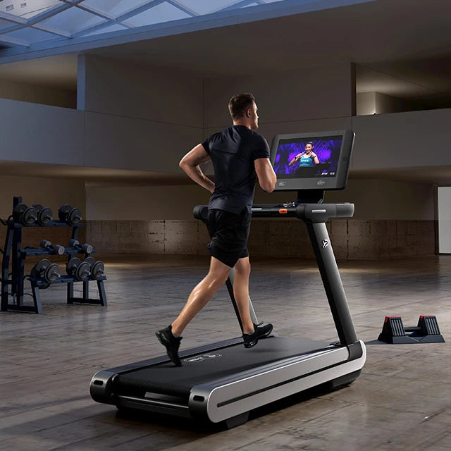 Neues Fitnessgerät Halbkommerzielles Laufband MX Neigung Super Wifi Touchscreen Laufband AC Motor Elektrisches Laufband