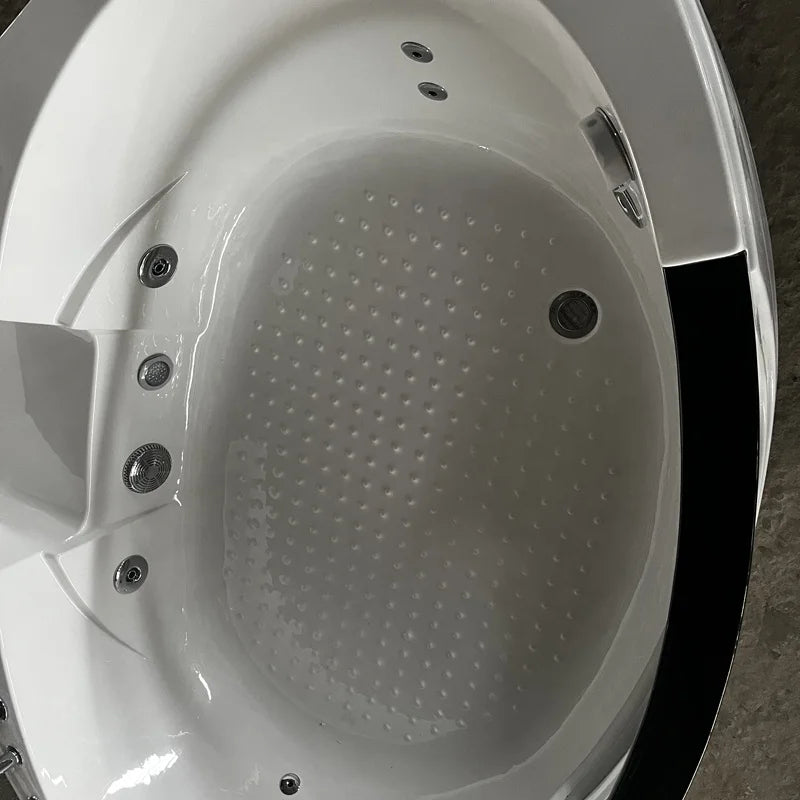 Neue moderne Acryl-Jacuzzi-Innenbadewanne Hydromassage Fiberglas Doppel-Whirlpool Jacuzzi Spa-Badewanne
