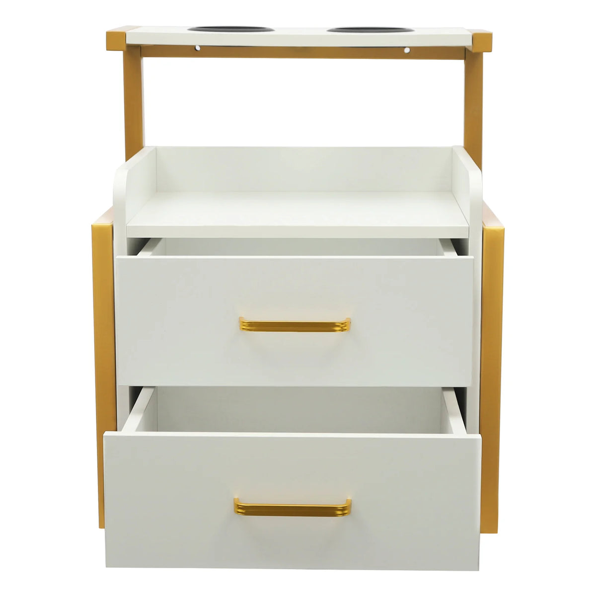 Multifunktionale Salonwagen Wandmontierter Friseurschrank Friseursalon Spezial Dauerwellen-Färbemittel-Ablageregal Möbel