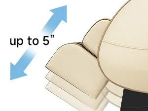 Liegesessel, Ganzkörper-Airbag-Massage, One-Touch-Schwerelosigkeit, Fußroller und Bluetooth, für Zuhause
