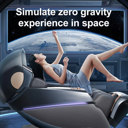 Home Use Automatic Multi-Function Full-Body Space Capsule Zero-Gravity Smart SL Dual-Track Massage Chair - Factory Direct