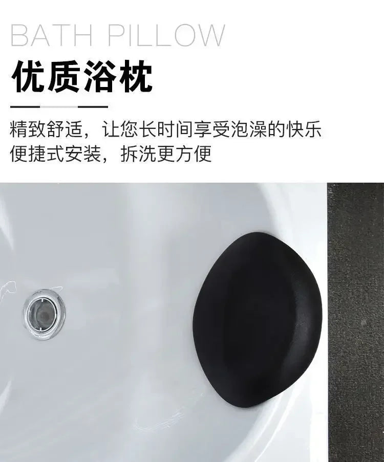 Thickened acrylic bathtub Small apartment Adult Surfing massage Constant temperature heating Smart