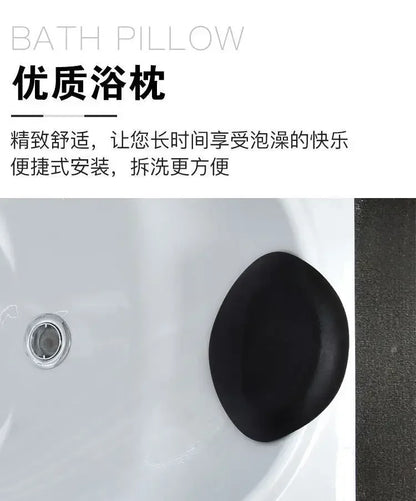Thickened acrylic bathtub Small apartment Adult Surfing massage Constant temperature heating Smart