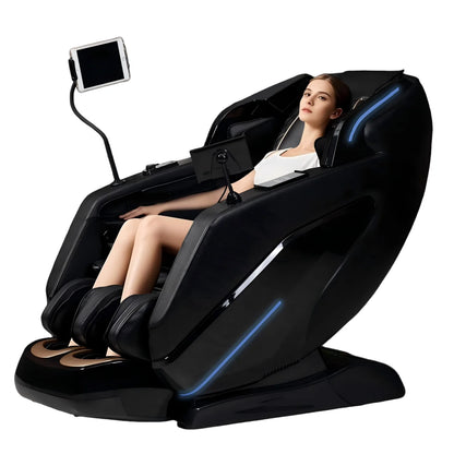 Luxus-Massagesessel Zero Gravity Ganzkörper-Airbag SL-Track Heizung Bluetooth-Musik AI-Sprache Bürostuhl 3 Jahre Garantie