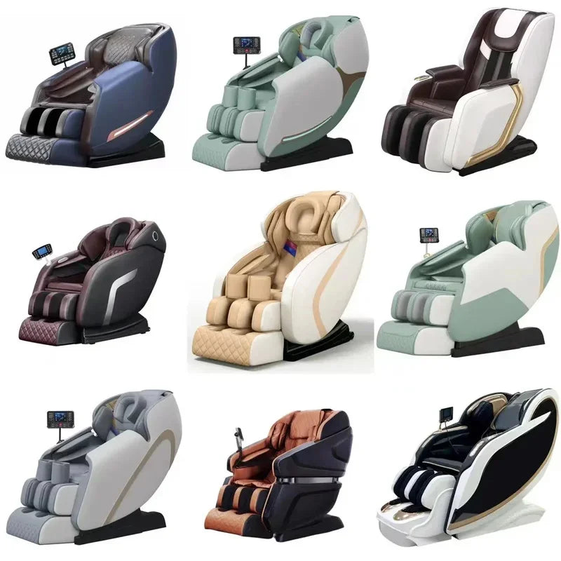 2025.China Best 0 Gravity Electric 3d 4d Sl Track Salon Massage Chair Full Body Bed