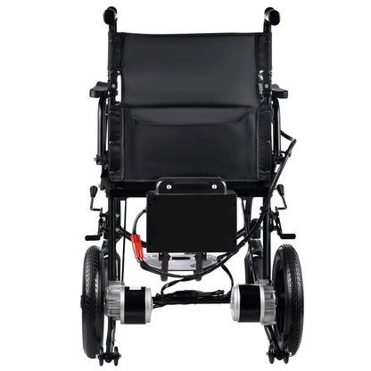 Hochwertiger faltbarer Elektrorollstuhl aus Aluminiumlegierung – Automatischer Gehwagen und Rollator für ältere und behinderte Pendler