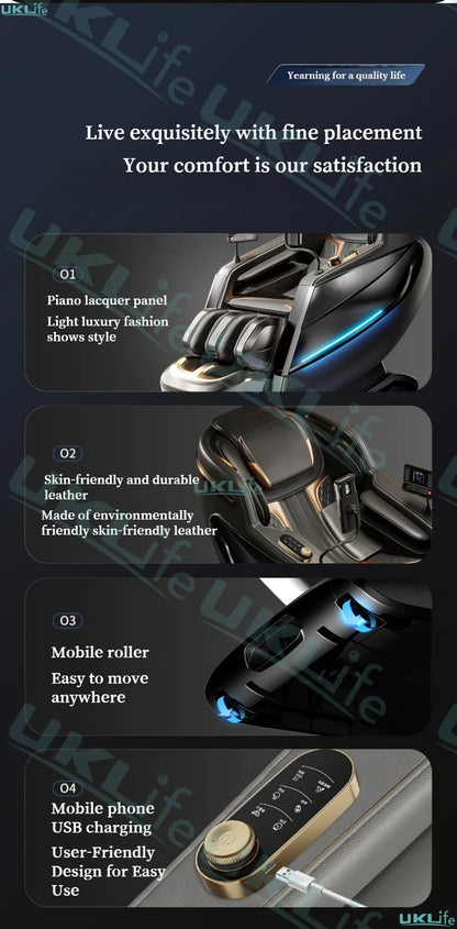 2026 MAX6D Premium Massage Chair: AI Voice, Zero Gravity, 6D Dual-Core Jade Rollers & Full Calf Massage