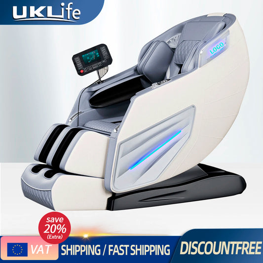 3 Jahre Garantie UKLife 4D SL-Track Ganzkörper-Airbag Zero Gravity Luxus-Elektromassagesessel für Büro-Massagesofa