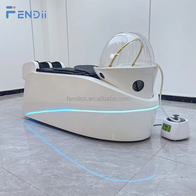 Ganzkörpermassage-Haar-Spa-Elektro-Wasserkreislauf-Shampoo-Bett für Friseursalon
