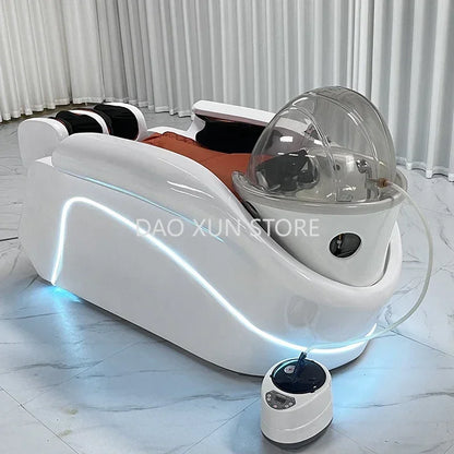 Japanischer tragbarer Shampoo-Stuhl Massage-Kopf-Spa-Duschkopf-Wasserkreislauf-Betten-Therapie-Massageliege-Möbel MQ50XF