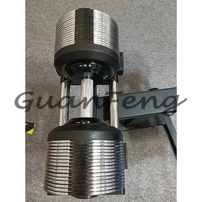 for2024 New Arrivals OEM 2.2LB Increments Adjustable Dumbbell 70LB 80LB Free Weights Gym Dumbbells Set