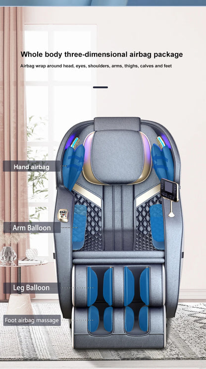 Fauteuil de massage commercial 5D avec fonction de chauffage et de massage