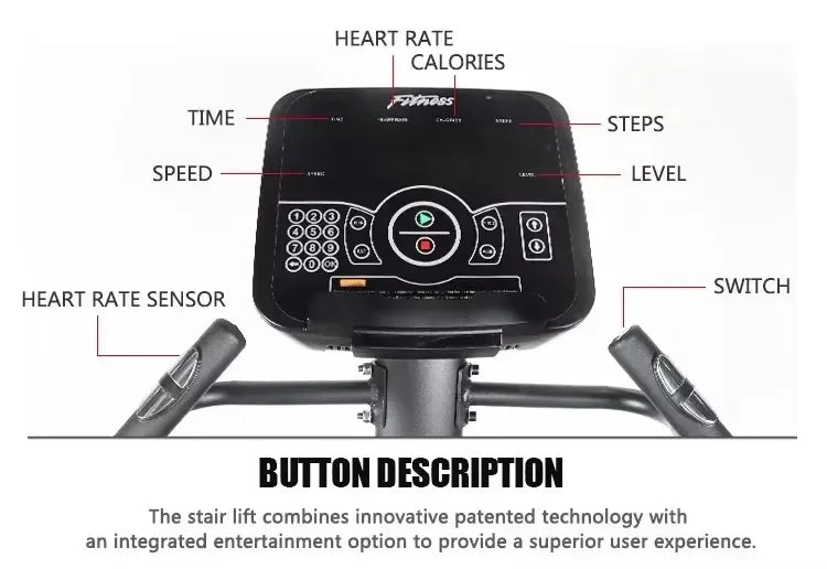 Home Use Commercial Stair Climbing Machine Electric Stair Master Gym Equipment Stair Climber Machine