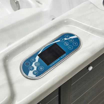 Outdoor swimming spa pool massage whirlpool& bathtub for 8 people 3560mm