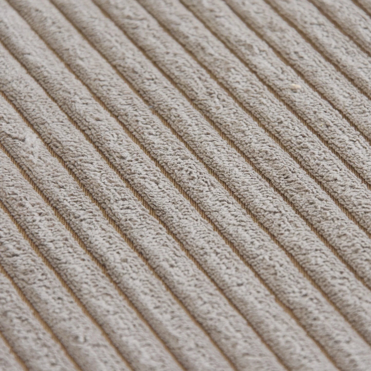 Modernes Cord-Sofa mit 4 Kissen, 102" L-förmiges Sofa mit Chaiselongue und Ottoman, Hartholzrahmen-Sofa für das Wohnzimmer
